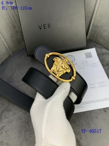 Super Perfect Quality Versace Belts(100% Genuine Leather,Steel Buckle)-1049