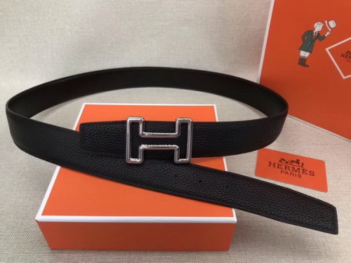 Super Perfect Quality Hermes Belts(100% Genuine Leather,Reversible Steel Buckle)-566