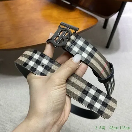 Super Perfect Quality Burberry Belts(100% Genuine Leather,steel buckle)-188