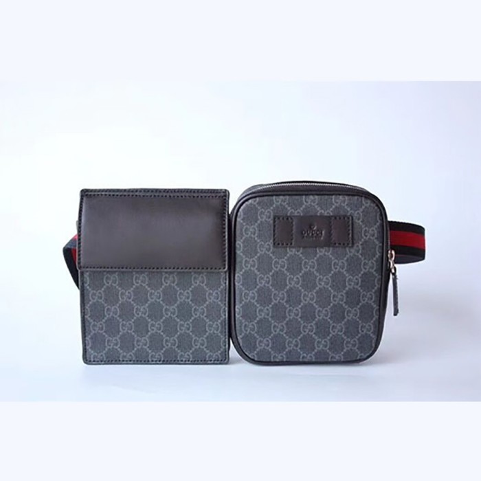 G GG Supreme Belt Bag(Black)