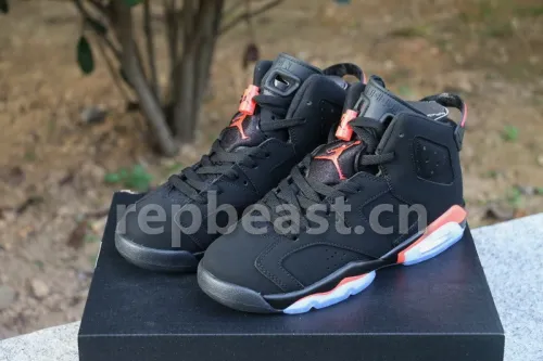 Authentic Air Jordan 6 “Black Infrared” Nike GS