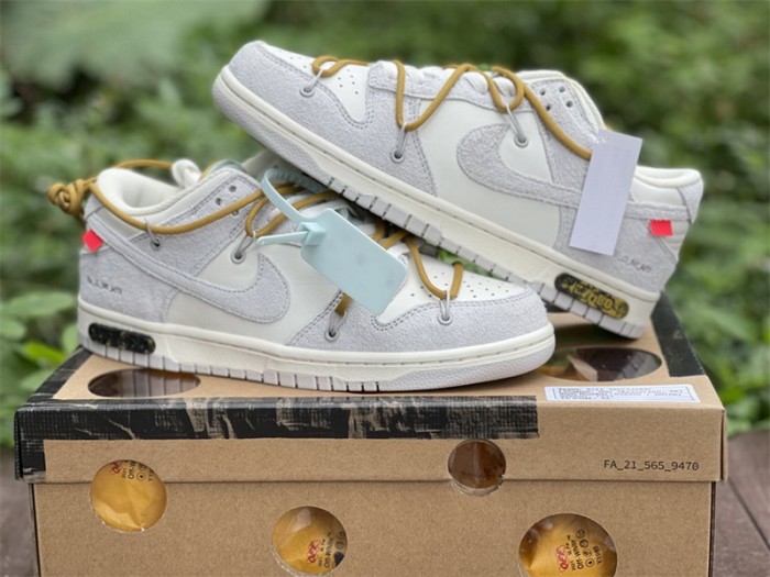 Authentic OFF-WHITE x Nike Dunk Low “The 50” DJ0950-105