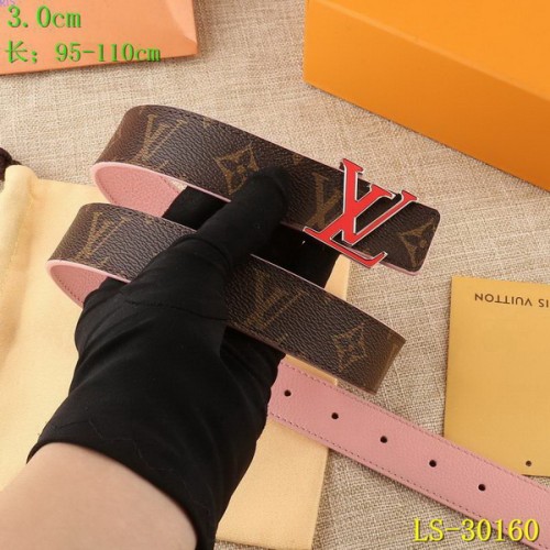 Super Perfect Quality LV women Belts(100% Genuine Leather,Steel Buckle)-238