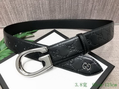 Super Perfect Quality G Belts(100% Genuine Leather,steel Buckle)-3011