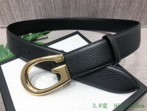 Super Perfect Quality G Belts(100% Genuine Leather,steel Buckle)-3005