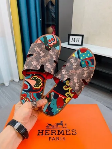 Hermes men slippers AAA-239