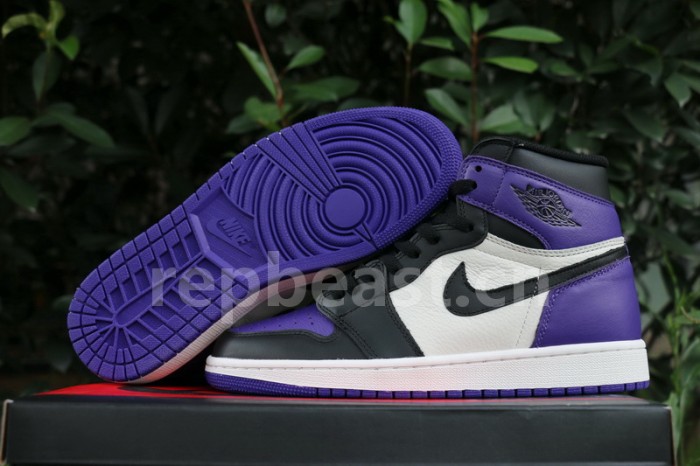 Authentic Air Jordan 1 “Court Purple”