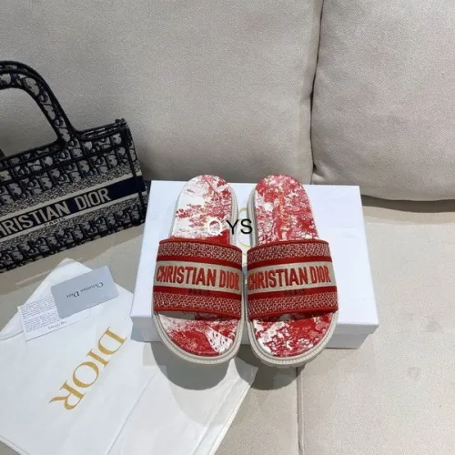 Dior women slippers 1：1 quality-085