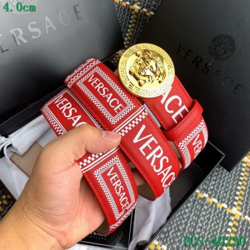 Super Perfect Quality Versace Belts(100% Genuine Leather,Steel Buckle)-815