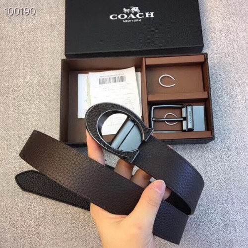 Super Perfect Quality COH Belts(100% Genuine Leather,steel Buckle)-060