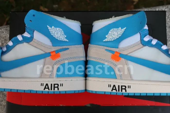 Authentic OFF-WHITE x Air Jordan 1 “UNC”