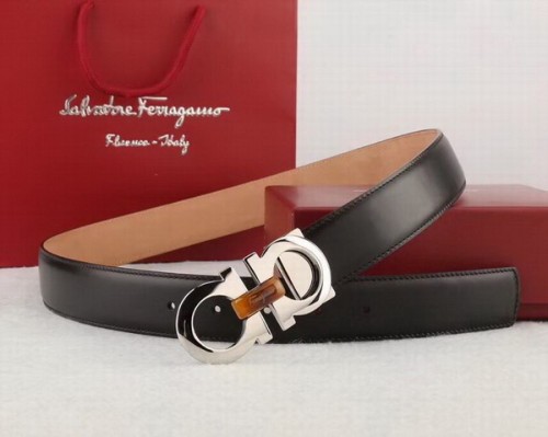 Super Perfect Quality Ferragamo Belts(100% Genuine Leather,steel Buckle)-836