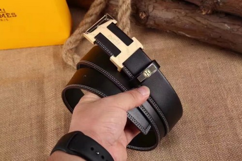 Super Perfect Quality Hermes Belts(100% Genuine Leather,Reversible Steel Buckle)-020