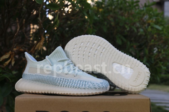 Authentic Yeezy Boost 350 V2 “Cloud White” Kids Shoes