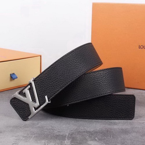 Super Perfect Quality LV Belts(100% Genuine Leather Steel Buckle)-1954