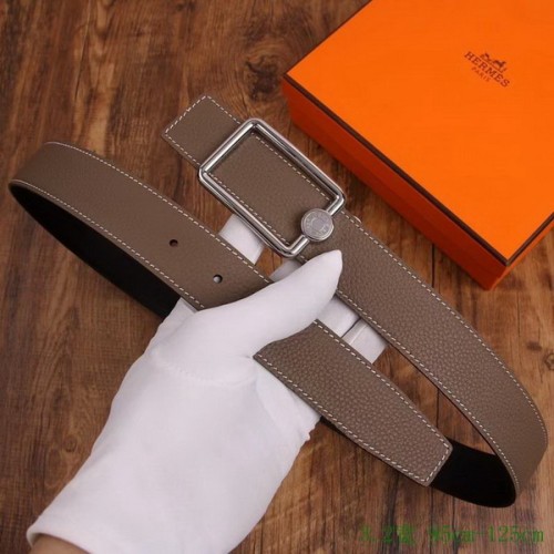 Super Perfect Quality Hermes Belts(100% Genuine Leather,Reversible Steel Buckle)-971