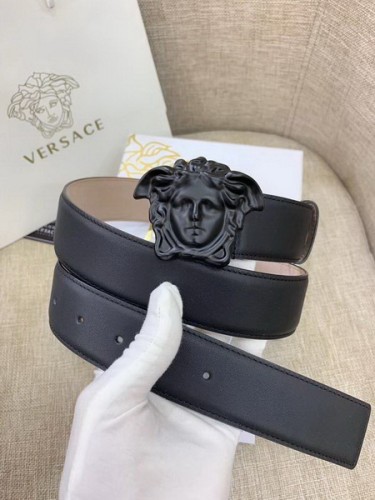 Super Perfect Quality Versace Belts(100% Genuine Leather,Steel Buckle)-140