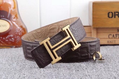 Super Perfect Quality Hermes Belts(100% Genuine Leather,Reversible Steel Buckle)-463