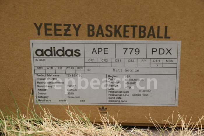 Authentic Yeezy Basketball Boost Black