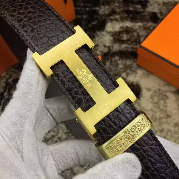 Super Perfect Quality Hermes Belts(100% Genuine Leather,Reversible Steel Buckle)-082