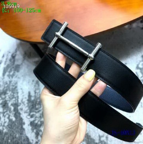 Super Perfect Quality Hermes Belts(100% Genuine Leather,Reversible Steel Buckle)-713