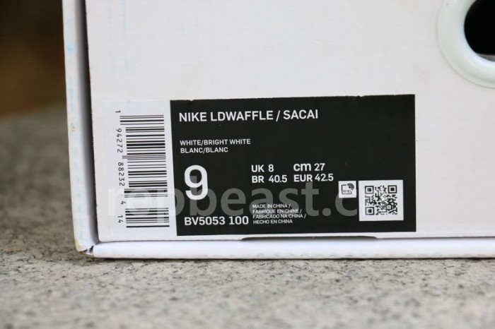 Authentic Sacai x Nike LDV Waffle Static