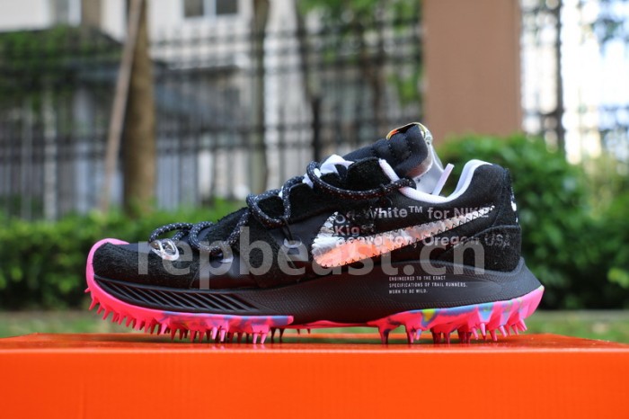 Authentic OFF-WHITE x Nike Zoom Terra Kiger 5 Black