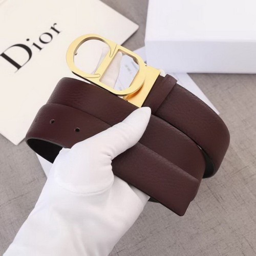 Super Perfect Quality Dior Belts(100% Genuine Leather,steel Buckle)-004