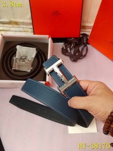 Super Perfect Quality Hermes Belts(100% Genuine Leather,Reversible Steel Buckle)-296
