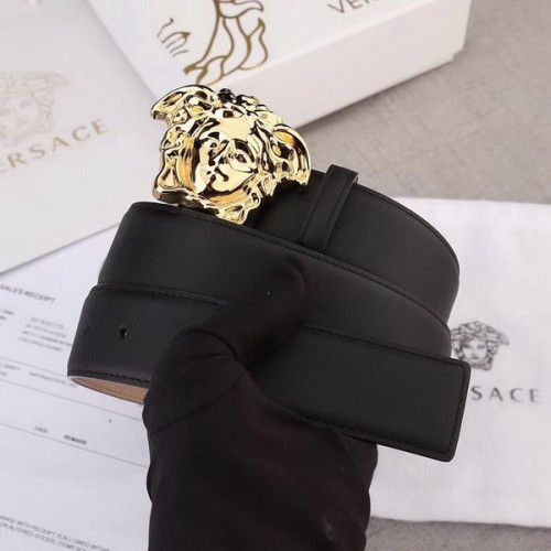 Super Perfect Quality Versace Belts(100% Genuine Leather,Steel Buckle)-666