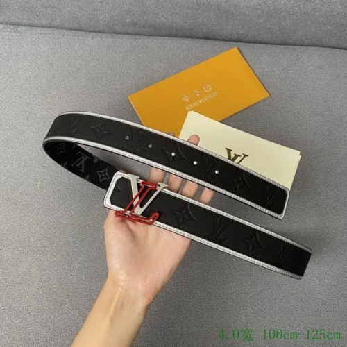 Super Perfect Quality LV Belts(100% Genuine Leather Steel Buckle)-2896