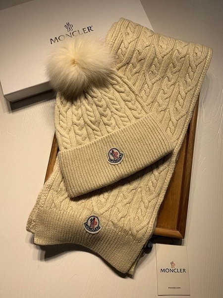 Moncler Wool Cap Scarf AAA-286