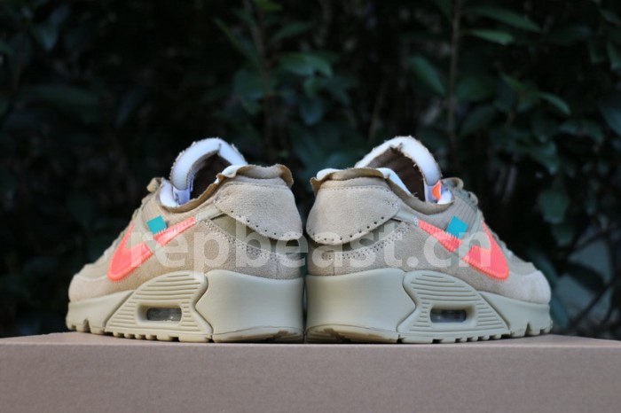 Authentic OFF-WHITE x Nike Air Max 90 “Desert Ore”