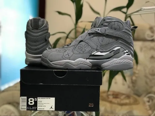 Authentic Air Jordan 8 “Cool Grey”
