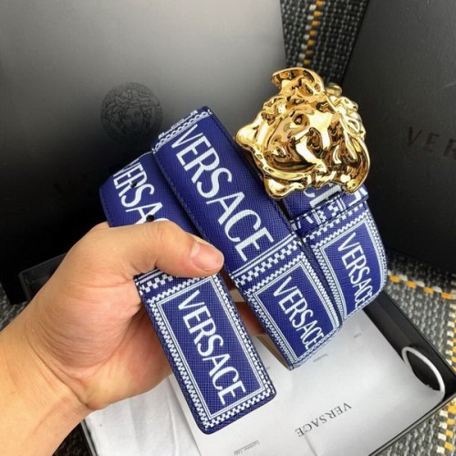 Super Perfect Quality Versace Belts(100% Genuine Leather,Steel Buckle)-169