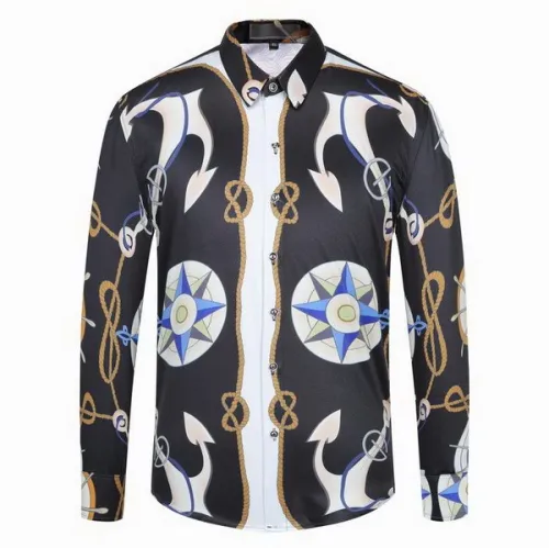 Versace long sleeve shirt men-002(M-XXXL)