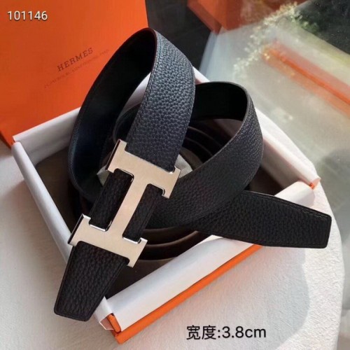 Super Perfect Quality Hermes Belts(100% Genuine Leather,Reversible Steel Buckle)-650