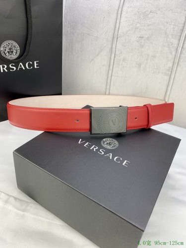 Super Perfect Quality Versace Belts(100% Genuine Leather,Steel Buckle)-497