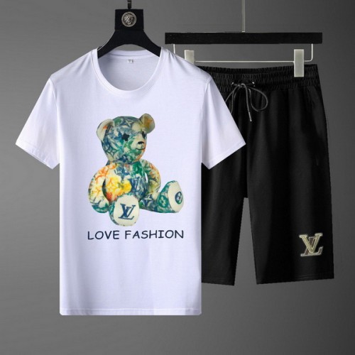 LV short sleeve men suit-108(M-XXXXL)