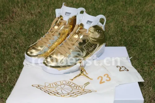 Authentic Air Jordan 6 Pinnacle “Gold”