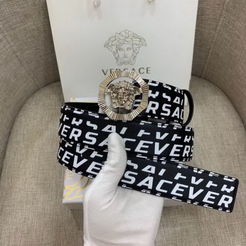 Super Perfect Quality Versace Belts(100% Genuine Leather,Steel Buckle)-693