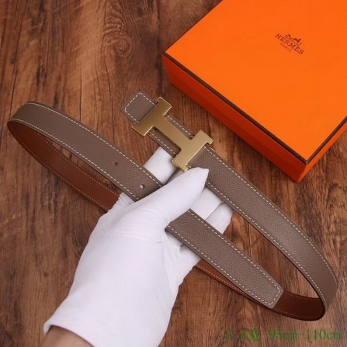 Super Perfect Quality Hermes Belts(100% Genuine Leather,Reversible Steel Buckle)-961