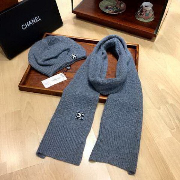 CHAL Wool Cap Scarf AAA-081