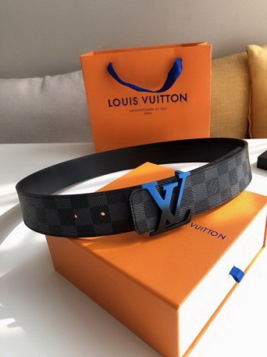 Super Perfect Quality LV Belts(100% Genuine Leather Steel Buckle)-2323