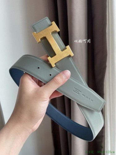 Super Perfect Quality Hermes Belts(100% Genuine Leather,Reversible Steel Buckle)-891