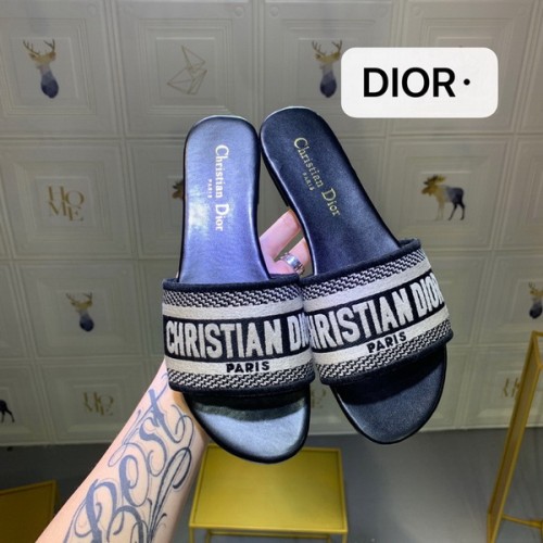 Dior women slippers AAA-025