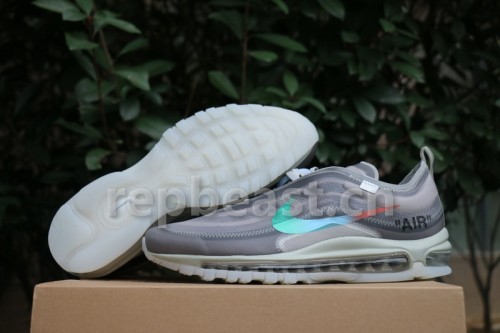 Authentic Off-White x Nike Air Max 97 Grey GS
