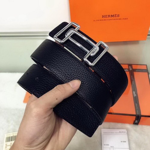 Super Perfect Quality Hermes Belts(100% Genuine Leather,Reversible Steel Buckle)-440