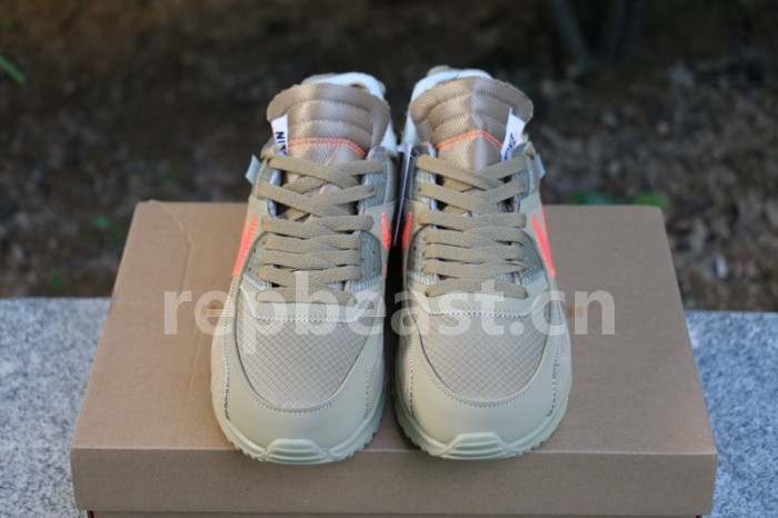 Authentic OFF-WHITE x Nike Air Max 90 “Desert Ore”