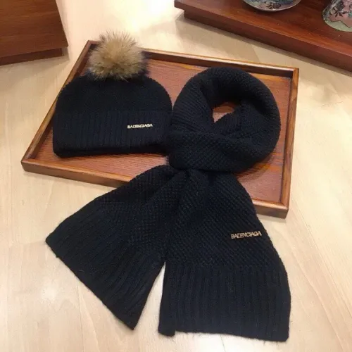 B Wool Cap Scarf AAA-015